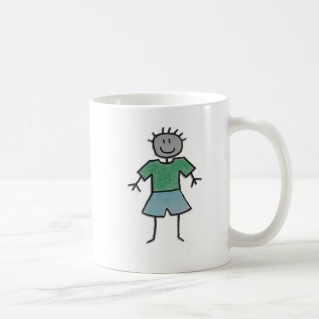 Personalisierte glückliche Vatertags-Tasse Kaffeetasse (Rechts)
