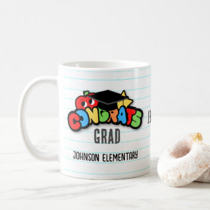 Personalisierte Glückwunsch Grad Tasse