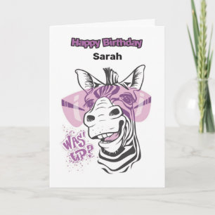 Personalisierte Glückwunschkarte zum Geburtstag - Karte