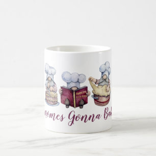 Personalisierte Gnome Backen Kochen Niedlich Whims Kaffeetasse