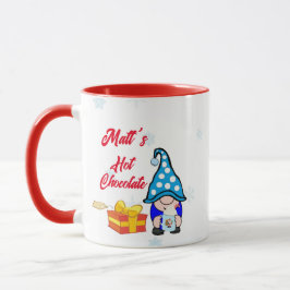 Personalisierte Gnome Boy Hot Chocolate Tasse