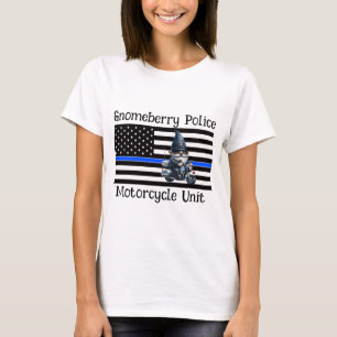 Personalisierte Gnome-Polizeieinheit T-Shirt