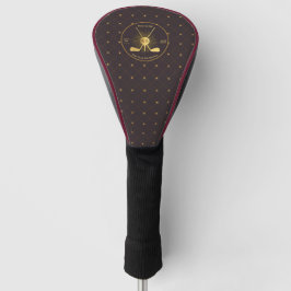 Personalisierte Gold-Golfklubs Golf Headcover