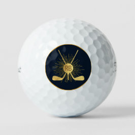 Personalisierte Gold-Golfklubs Golfball