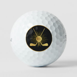 Personalisierte Gold-Golfklubs Golfball