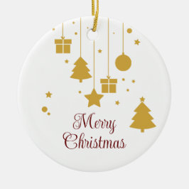 Personalisierte Golddekoration Weihnachtsschmuck