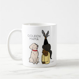 Personalisierte Golden Reriever Mama-Kaffee-Tasse Kaffeetasse