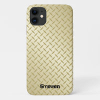 Personalisierte goldene Diamantplatte