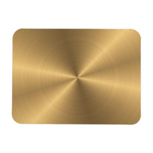Personalisierte goldene metallische Radialstruktur Magnet