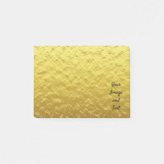 Personalisierte Goldfolie Post-it Klebezettel