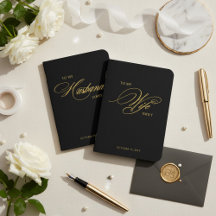 Personalisierte Goldfolien-Hochzeit