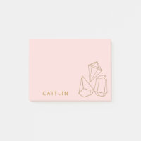 Personalisierte Goldsteine Rosa