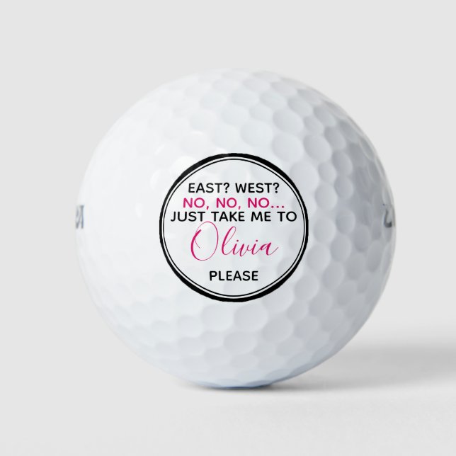 Personalisierte Golf Balls Golfball (Vorderseite)