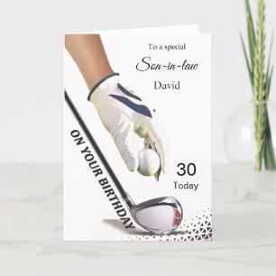 Personalisierte Golf Birthday Card Karte