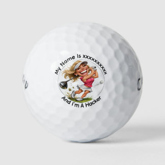 Personalisierte Golf-Hacker-Callaway-Golfbälle Golfball