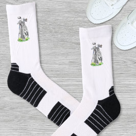 Personalisierte Golf Initial Monogram Socken