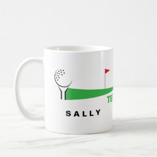 Personalisierte Golf-Kaffeetassen Kaffeetasse