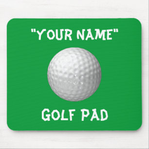 Personalisierte Golf-Mausunterlage Mousepad