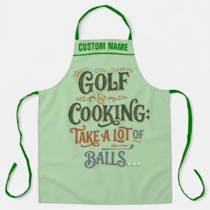 Personalisierte Golf-Schürze - Geschenk für BBQ-Ko Schürze