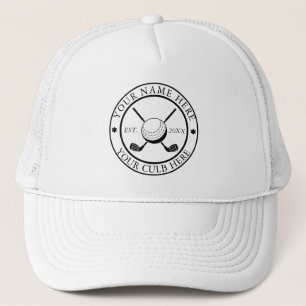 Personalisierte Golf Trucker Cap mit Club Logo-Pri Truckerkappe