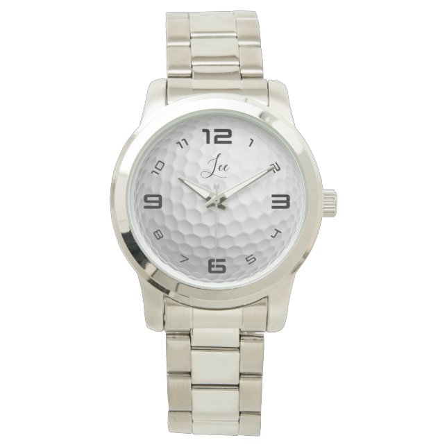 personalisierte Golfbälle Armbanduhr (Vorderseite)
