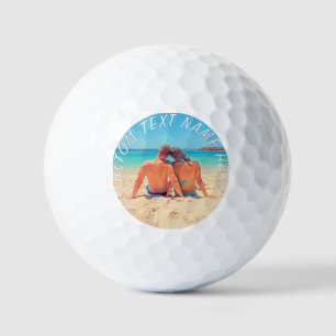 Personalisierte Golfbälle für Ihr Foto und benutze