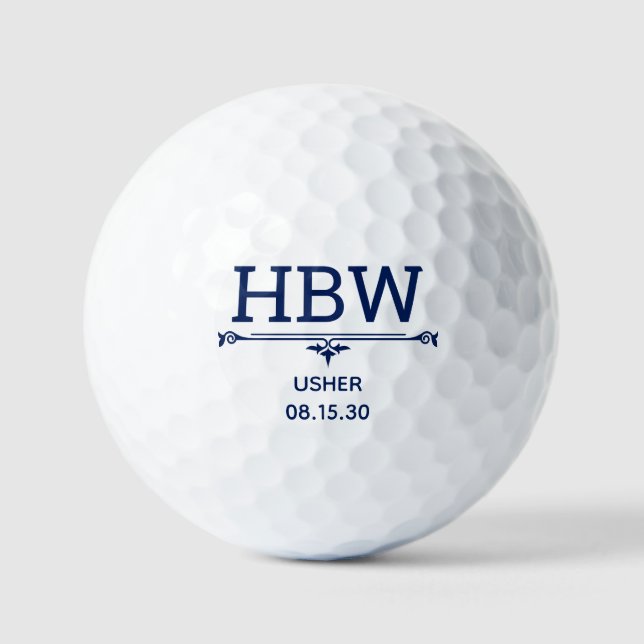 Personalisierte Golfbälle für Platzanweiser (Vorderseite)