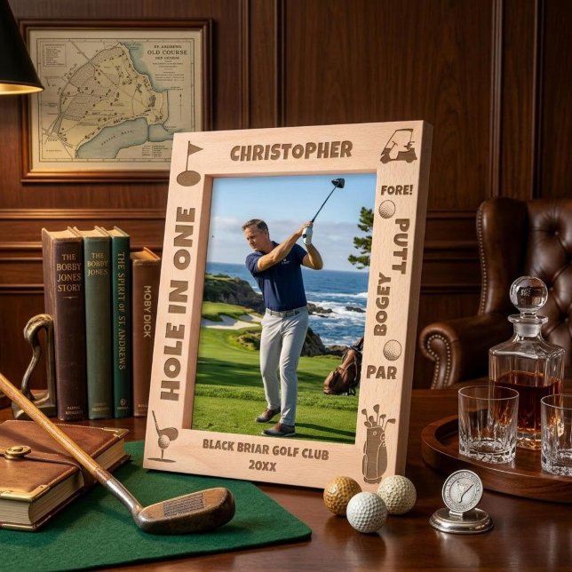 Personalisierte Golfbegriffe und Icons Geätzte Rahmen (Von Creator hochgeladen)