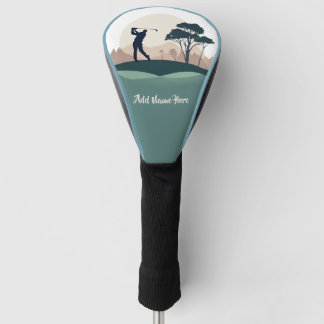 Personalisierte Golfer-Design-Kopfabdeckung Golf Headcover