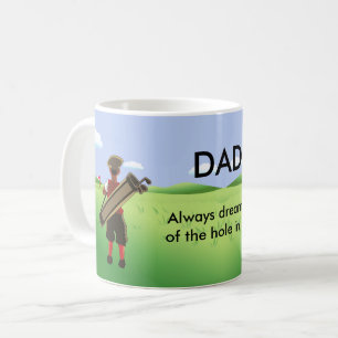 Personalisierte Golfer-Tasse Tasse