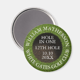 Personalisierte Golfloch-in-Eins-Auszeichnung Magnet