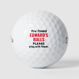 Personalisierte Golfplätze Funny Love Ball Sprichw