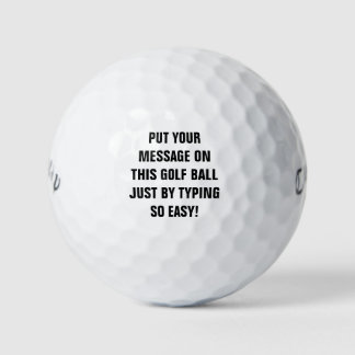 Personalisierte Golfplätze Golfball