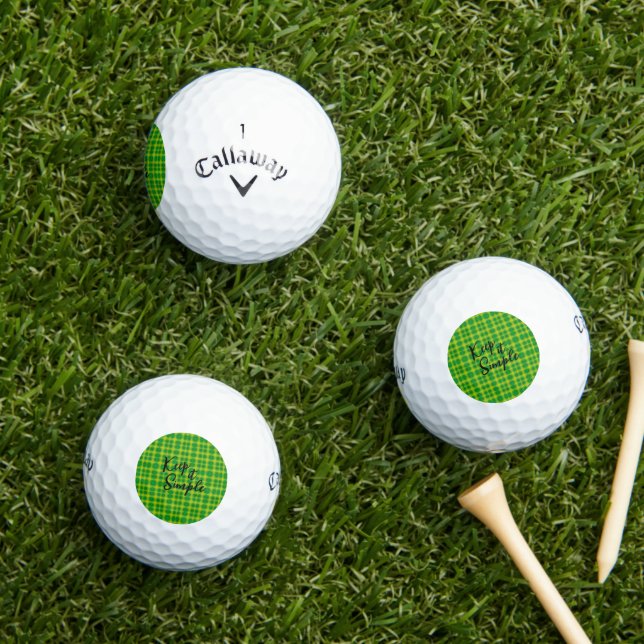 Personalisierte Golfplätze Golfball (Insitu Gras)