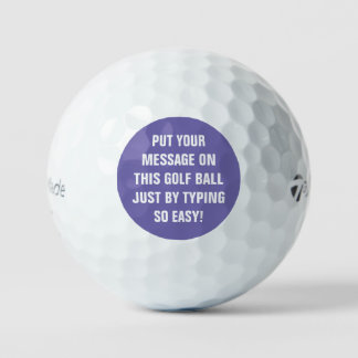 Personalisierte Golfplätze Golfball