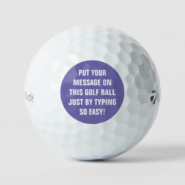 Personalisierte Golfplätze Golfball (Vorderseite)