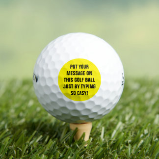 Personalisierte Golfplätze Golfball
