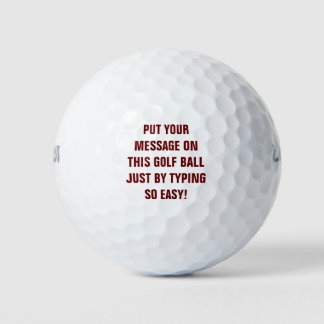 Personalisierte Golfplätze Golfball