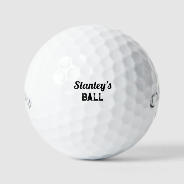 Personalisierte Golfplätze Golfball (Vorderseite)