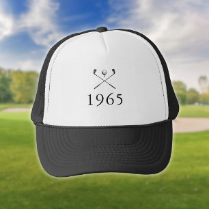 Personalisierte Golfschläger aus dem Geburtsjahr Truckerkappe