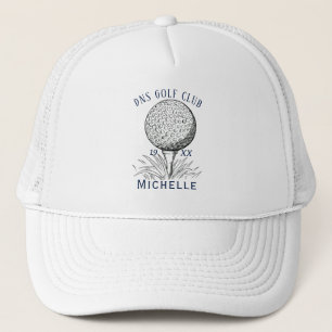 Personalisierte Golfschläger-Name Classic Trucker- Truckerkappe