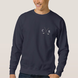 Personalisierte Golfschläger Sweatshirt