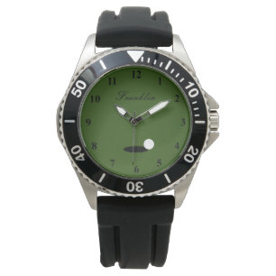Personalisierte Golfuhr als Geschenk für Golfer un Armbanduhr