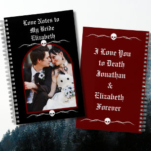 Personalisierte Gothic Dark Romance Liebesnotizen Notizbuch