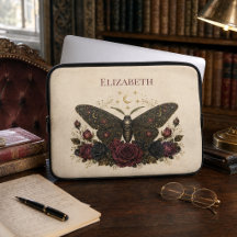 Personalisierte gotische Mottenrosen Vintage-Elfen