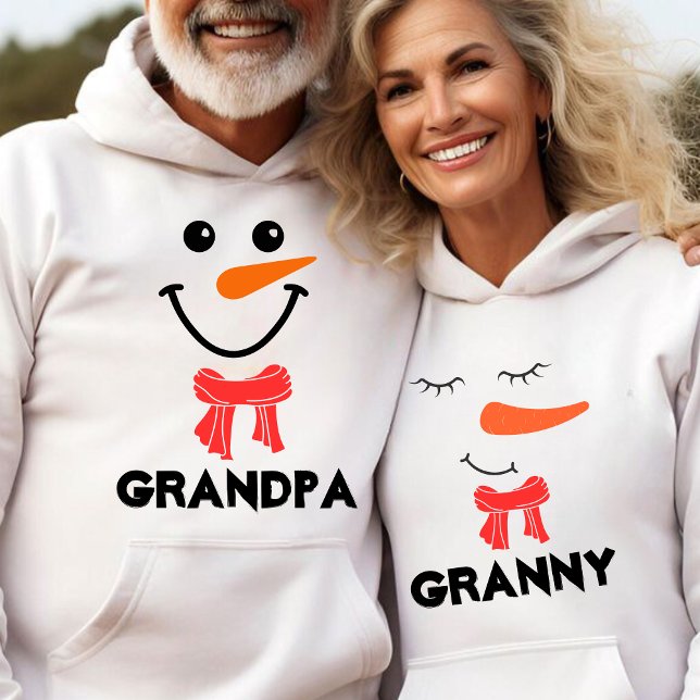Personalisierte GRADNMA Snowman Matching Family Hoodie (Von Creator hochgeladen)