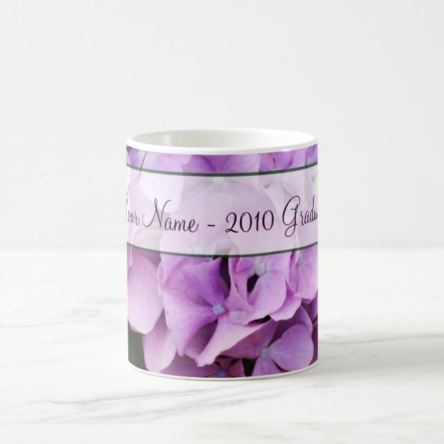 Personalisierte graduierte mit BlumenTasse Tasse (Mittel)