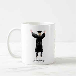Personalisierte Graduierten-Wasserfarbentasse für  Kaffeetasse