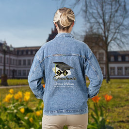Personalisierte Graduiertenklassenklassenklauseln Jeansjacke