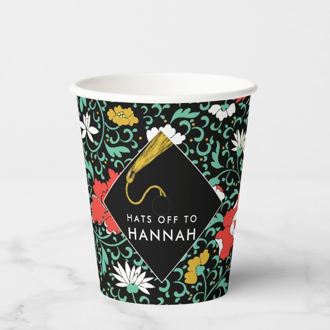 Personalisierte Graduierungspartei Pappbecher (Vorderseite)